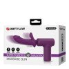 Automatinis vibratorius kiškutis „Super Powerful Thrusting Dj Scholar“ - Pretty Love