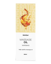 Masažo aliejus „Warming“, 250 ml - Satisfyer