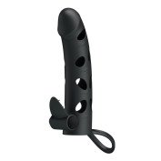 Vibruojanti penio mova „Penis Sleeve with Ball Strap 6“