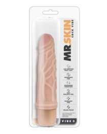 Vibruojantis dildo „Dr. Skin Vibe 3“ - Blush