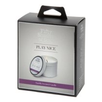 Masažinė žvakė „Play Nice“, 90 ml - Penkiasdešimt pilkų atspalvių kolekcija