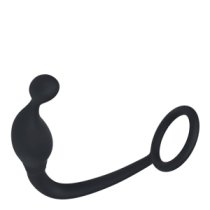 Prostatos masažuoklis - penio žiedas „Cock Ring with Prostate Stimulator Small“ - Levelz