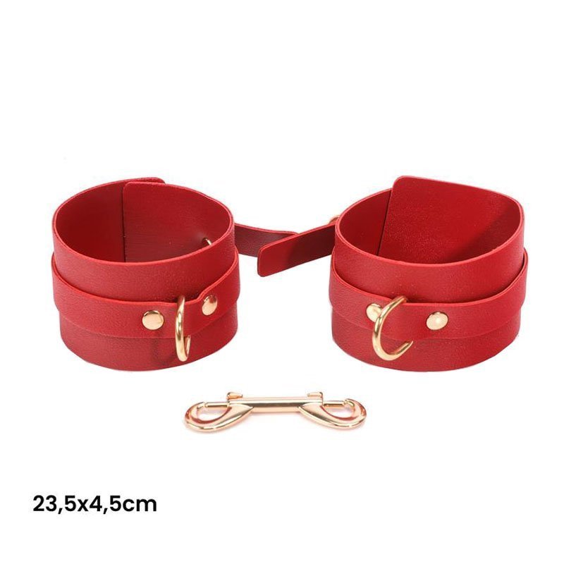 Suvaržymo rinkinys „Bondage Set with Carry Bag Red“ - Latetobed