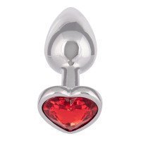 Analinis kaištis „Jewel Small Ruby Heart“ - CalExotics