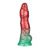 Pripučiamas silikoninis dildo „Aerosx Nr. 10 Red/Green“ - Lovetoy
