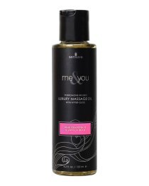 Masažo aliejus su feromonais „Me & You Pink Greipefruit & Vanilla Bean“, 125 ml - Sensuva