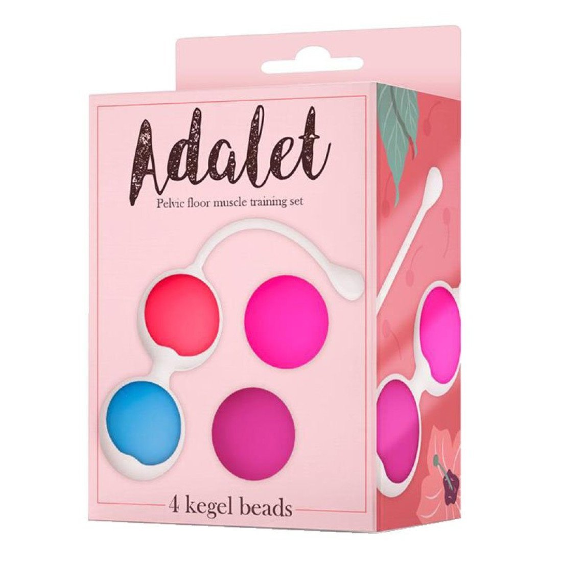 Vaginalinių kamuoliukų rinkinys „Adalet 4 Kegel Beads“ - Intoyou