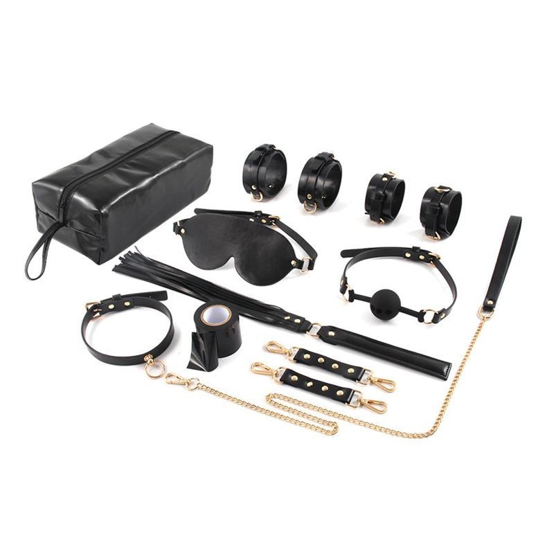 Suvaržymo rinkinys „Bondage Kit with 8 Pcs with Storage Bag“ - Latetobed