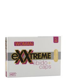 Maisto papildas moterims „Exxtreme Libido+ Caps“, 5 kapsulės - Hot