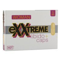 Maisto papildas moterims „Exxtreme Libido+ Caps“, 5 kapsulės - Hot