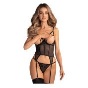 Atviras korseto ir kelnaičių rinkinys „Euridia“