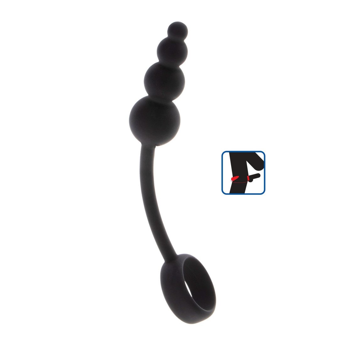 Penio žiedas - analinis kaištis „ManPower“ - ToyJoy
