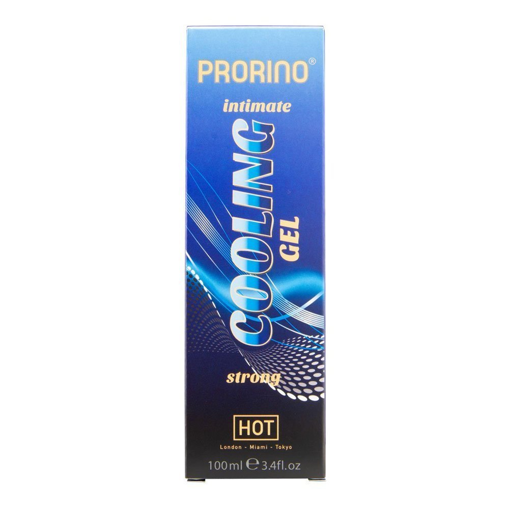 Stimuliuojantis lubrikantas „Prorino Cooling Gel Strong“, 100 ml - Hot