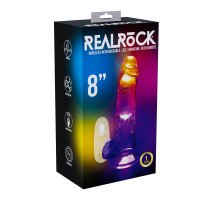 Vibruojantis falo imitatorius „LED Vibrating Cock 8“ - RealRock