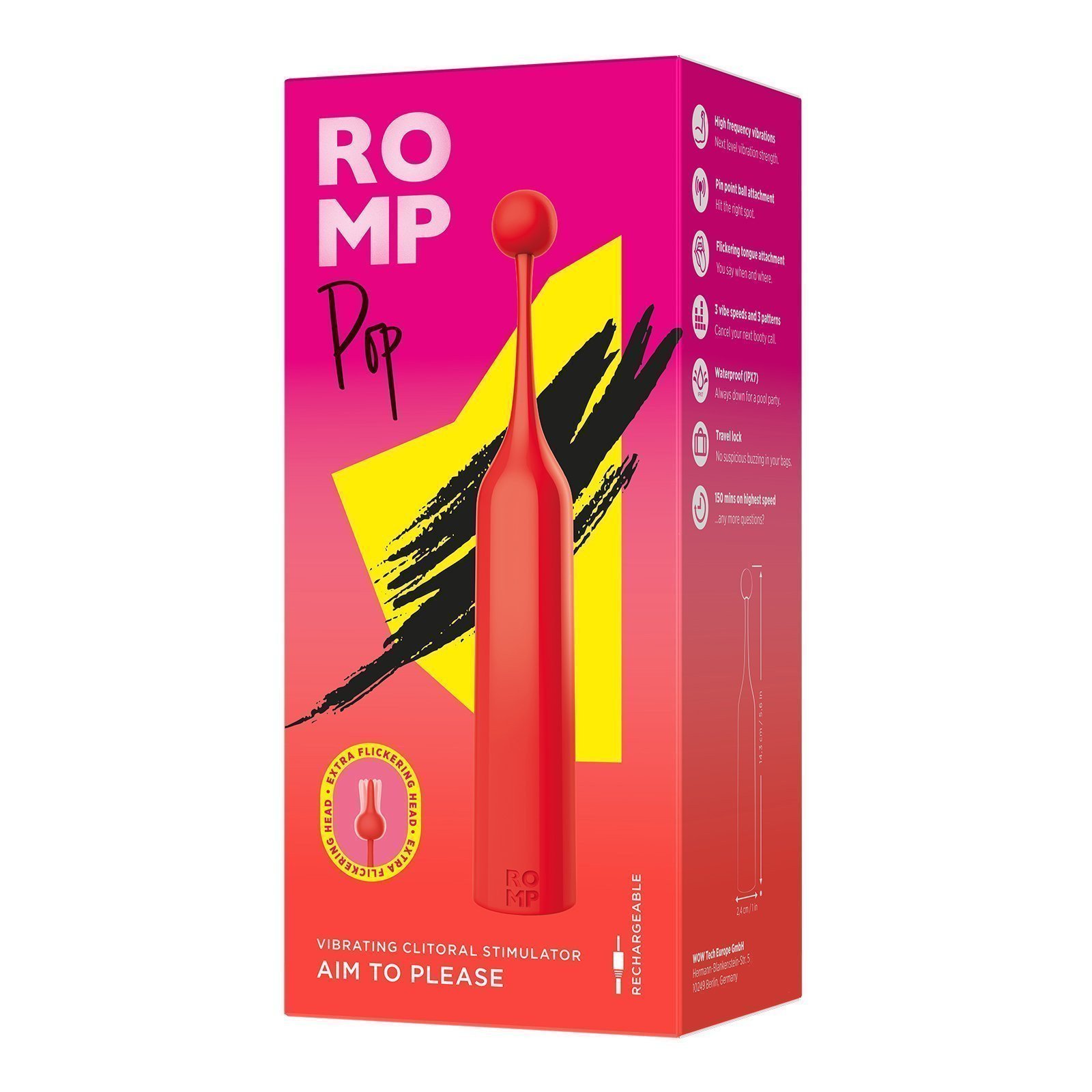 Klitorinis stimuliatorius „Pop“ - Romp