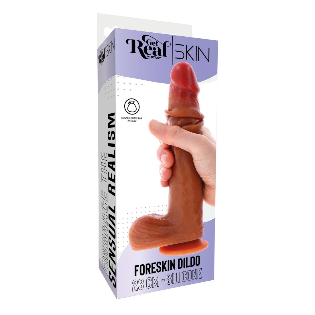 Falo imitatorius „Foreskin Dildo 23 cm“ - Get Real