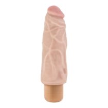Vibruojantis dildo „Dr. Skin Vibe 9“ - Blush