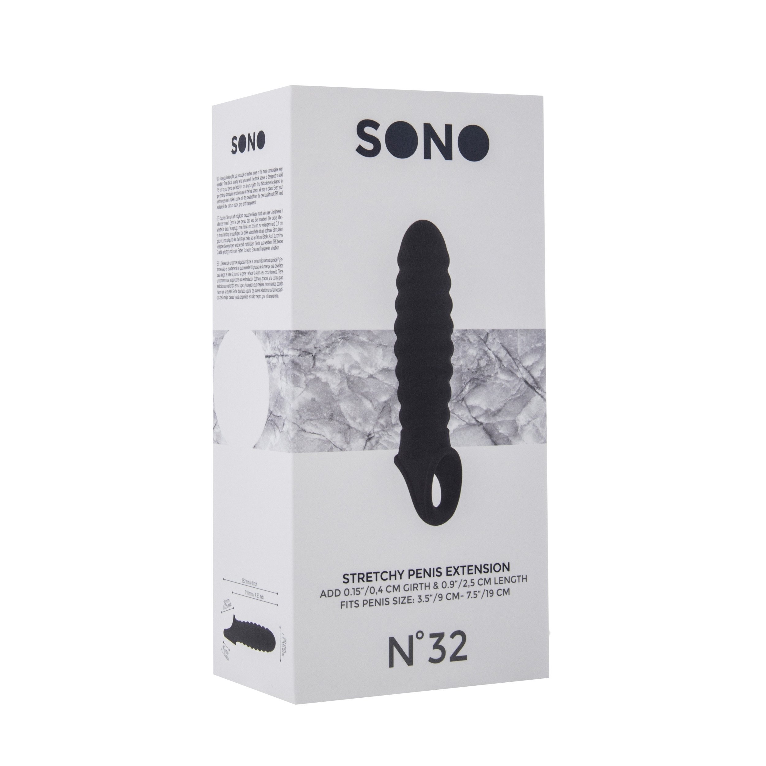 Juoda ilginanti penio mova „No.32“ - Sono