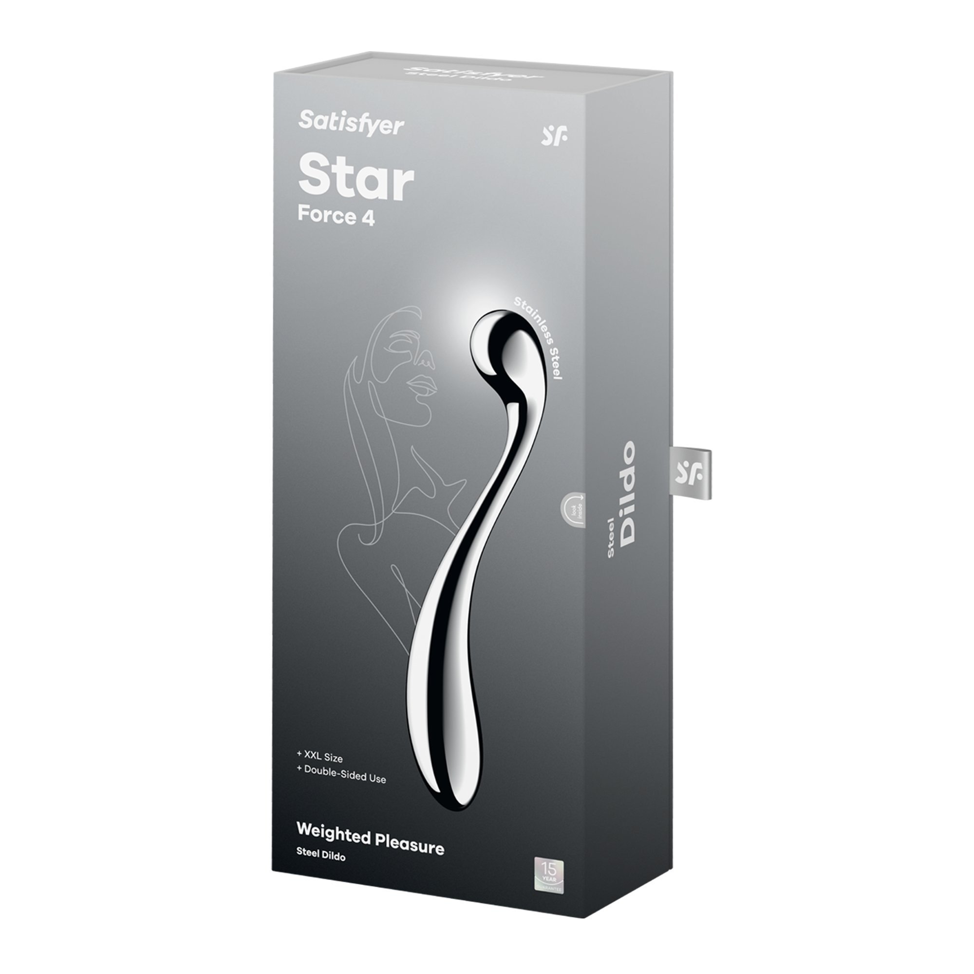Metalinis dildo „Star Force 4“ - Satisfyer