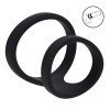 Penio žiedas „2 Loop Silicone Cock Ring“ - Shots Toys
