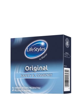 Prezervatyvai „Original“, 3 vnt. - LifeStyles