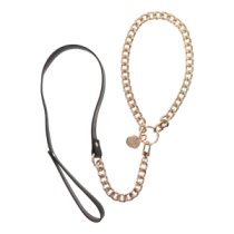 Pavadėlio ir antkaklio rinkinys „Dona Statement Collar and Leash“ - Taboom