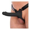 Tuščiaviduris strap-on dildo „Inferno 18 cm“ - Hidden Desire
