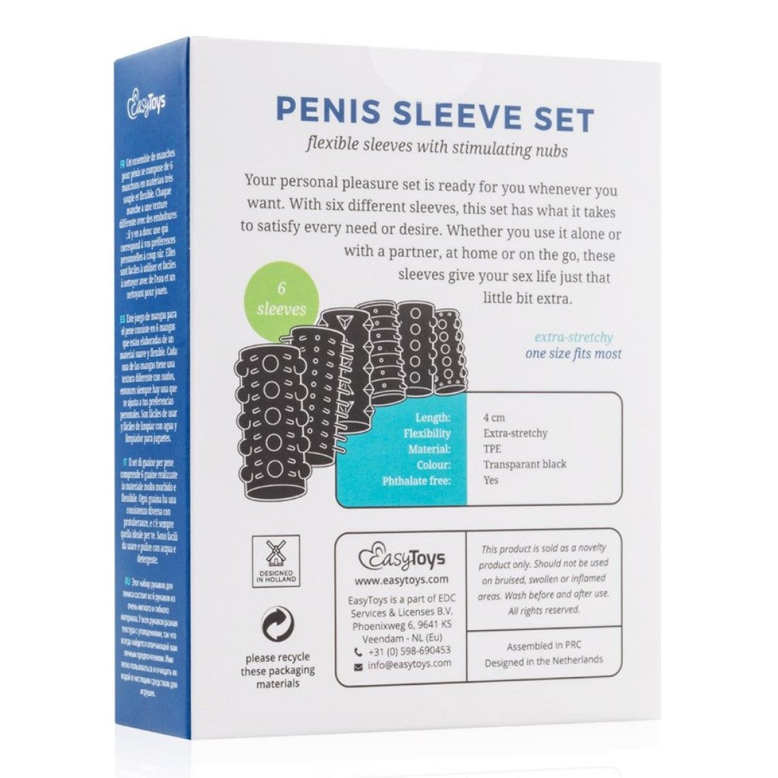 Penio movų rinkinys „Penis Sleeve Set“ - EasyToys