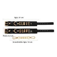 Antrankiai „Slave Handcuff with Golden Chain“ - Latetobed