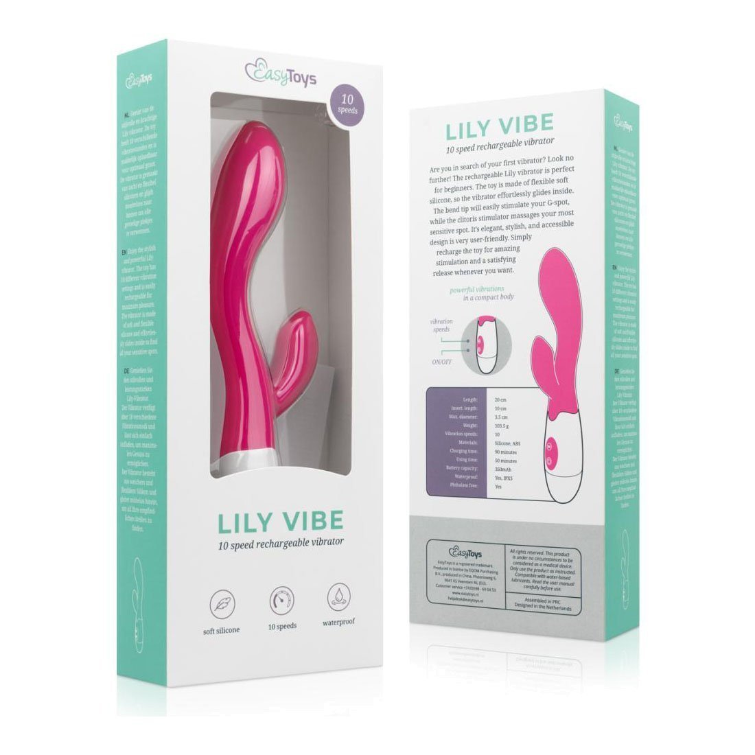 Vibratorius kiškutis „Lily Vibe“ - EasyToys