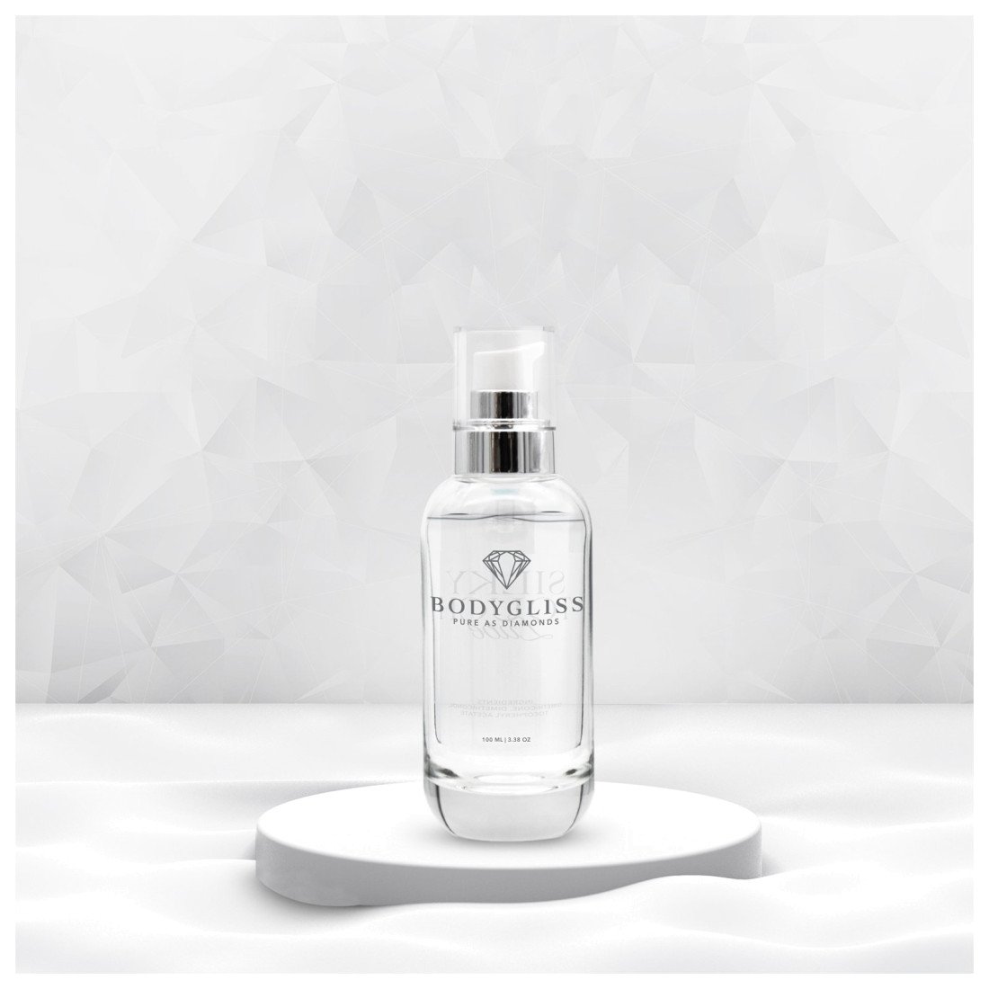 Silikono pagrindo lubrikantas „Pure As Diamonds“, 50 ml - Bodygliss