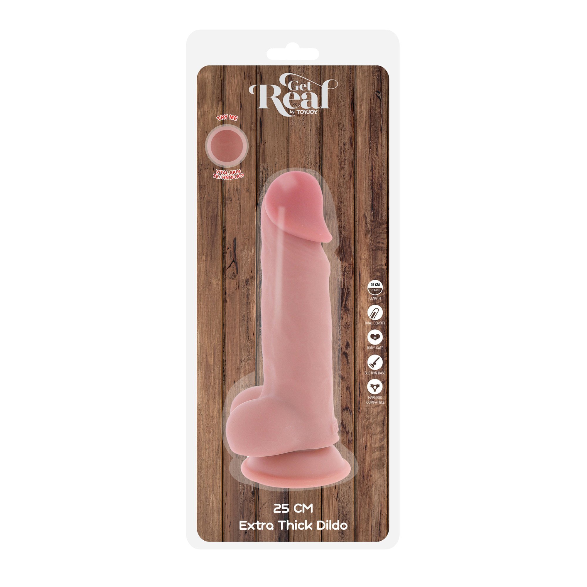 Dildo „Deluxe Dual Density Thick 25 cm“ - Get Real