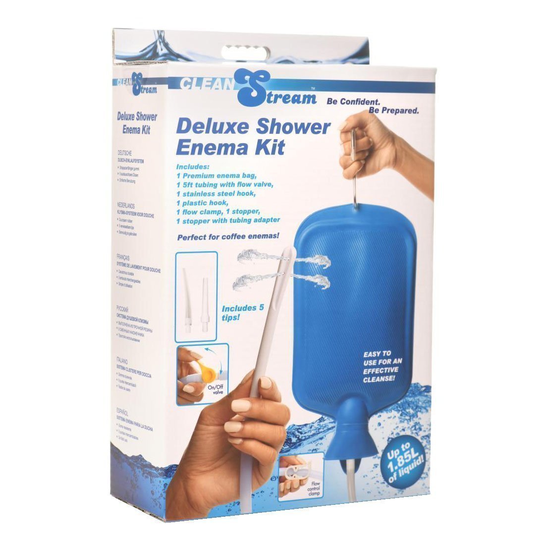 Analinio dušo rinkinys „Deluxe Shower Enema Kit“ - XR