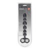 Analiniai karoliukai „Beaded Anal Probe with Double Loop“ - Shots Toys