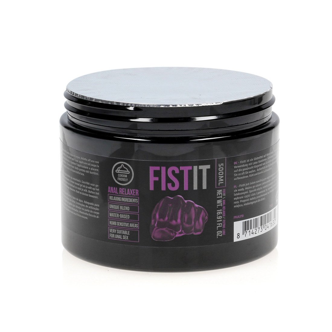 Atpalaiduojantis analinis vandens pagrindo lubrikantas „Anal Relaxer“, 500 ml - Fist It