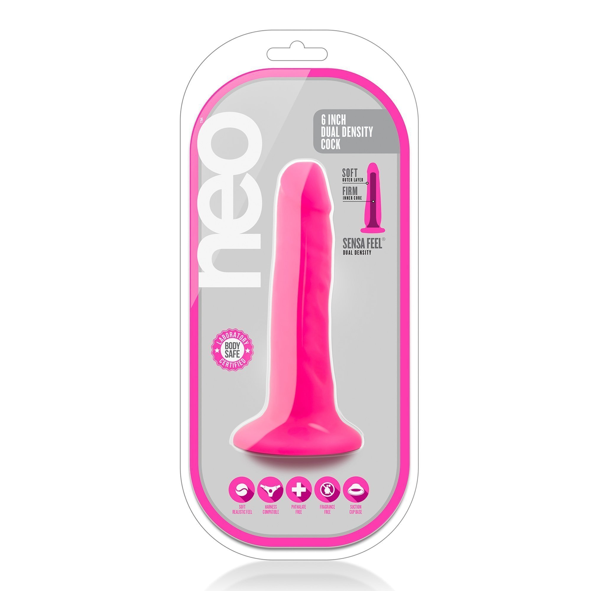 Dildo „Dual Density Cock Nr. 6“ - Neo