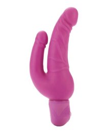 Dvigubas vibruojantis dildo „Stud Over&Under“ - CalExotics