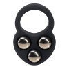 Penio žiedas „Triple Weighted Ball Cock Ring“ - Shots Toys