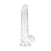 Falo imitatorius (pažeista pakuotė) „Transparent Dildo 15 cm“ - EasyToys