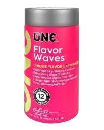 Prezervatyvų rinkinys „Flavor Waves“, 12 vnt. - One