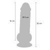 Dildo „Deluxe Dual Density Thick 20 cm“ - Get Real