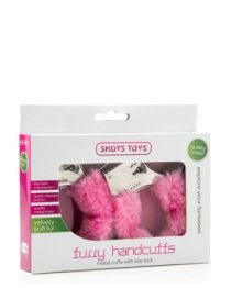 Antrankiai „Furry Handcuffs“ - Shots Toys