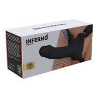 Tuščiaviduris strap-on dildo „Inferno 16 cm“ - Hidden Desire