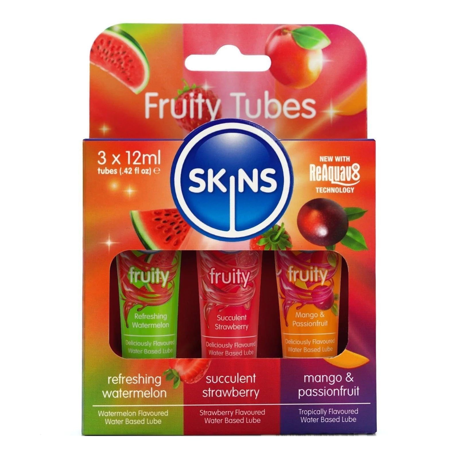 Lubrikantų rinkinys „Fruity Tubes“ - Skins