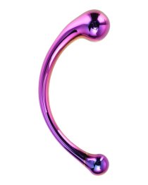 Stiklinis dildo „Curved Big Wand“ - Dream Toys