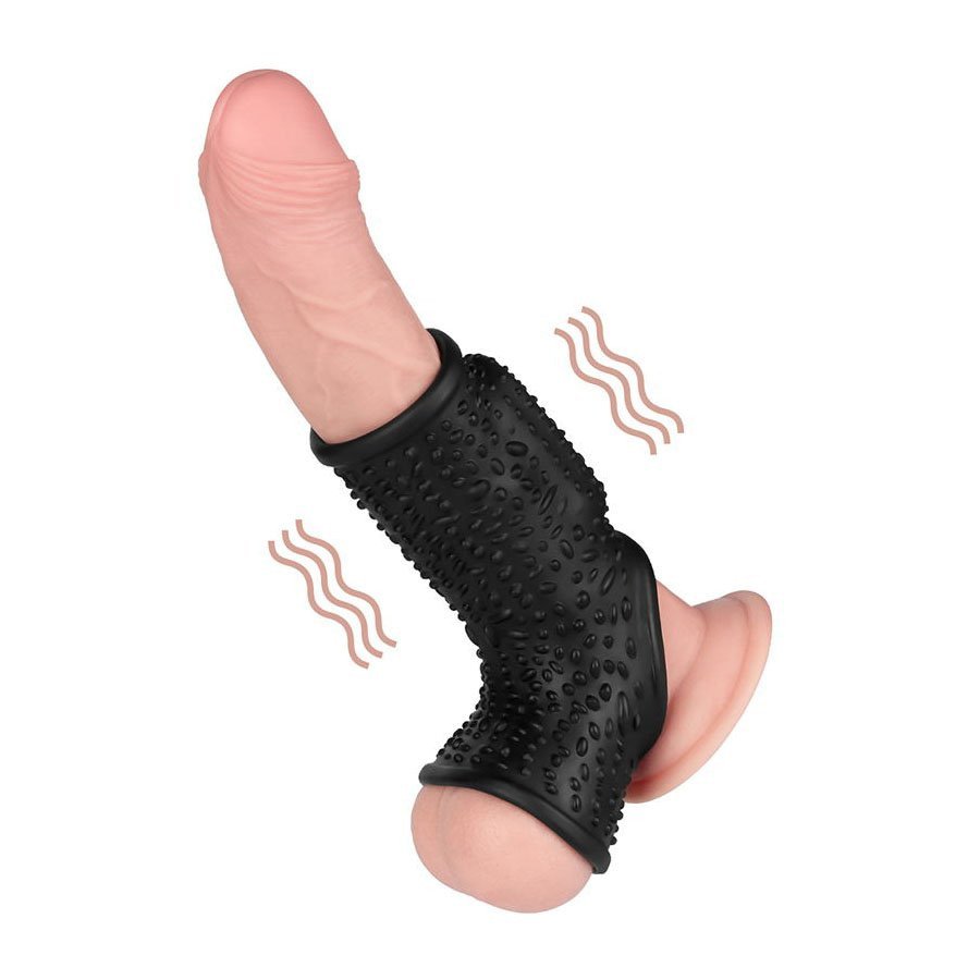 Vibruojanti penio ir sėklidžių mova „Knights Ring Drip“ - Love Toy