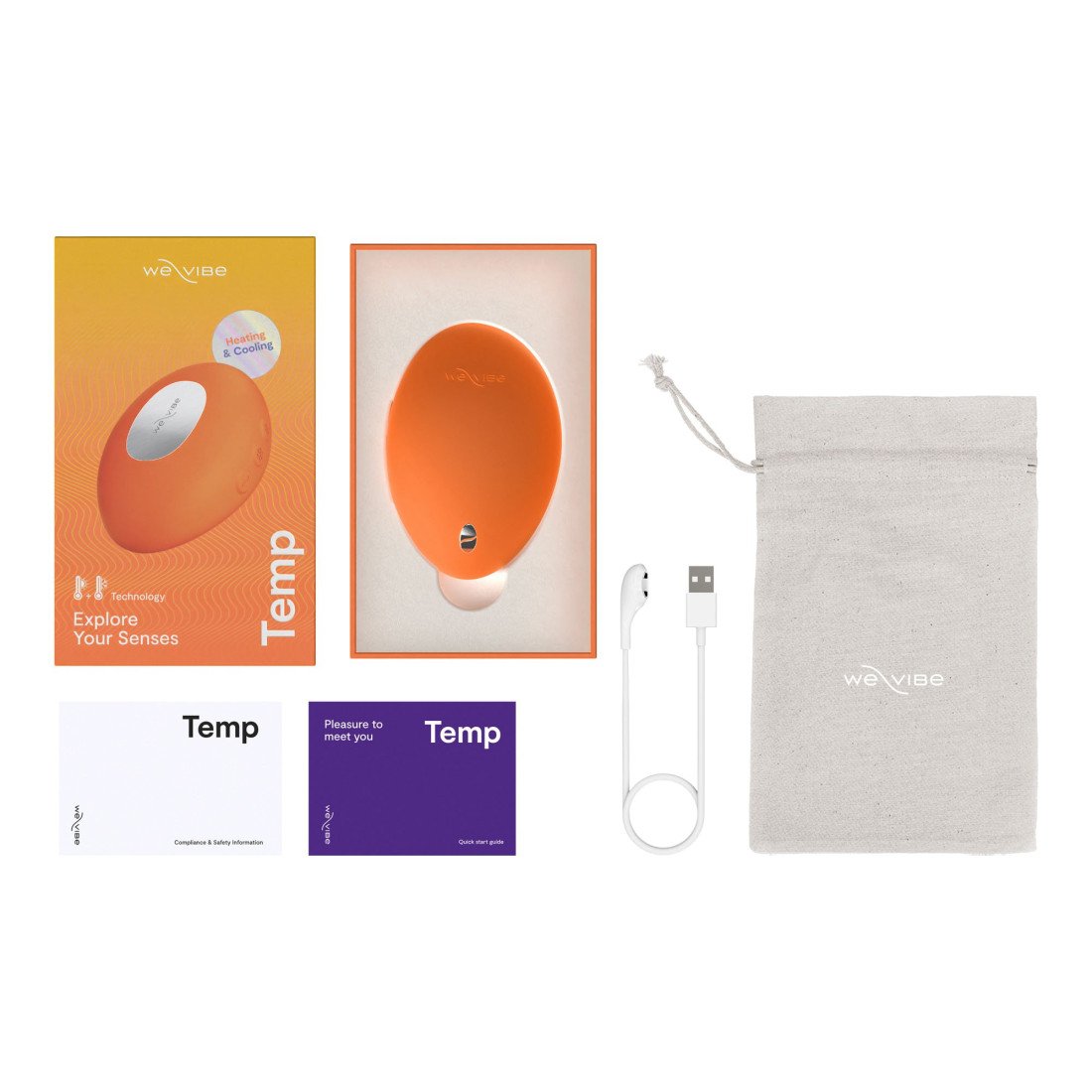 Vibruojantis masažuoklis „Temp“ - We-Vibe