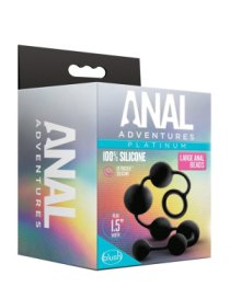 Analiniai kamuoliukai „Anal Adventures Platinum Anal Beads“ - Blush