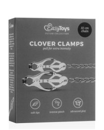 Spenelių spaustukai „Japanese Clover Clamps with Chain“ - EasyToys