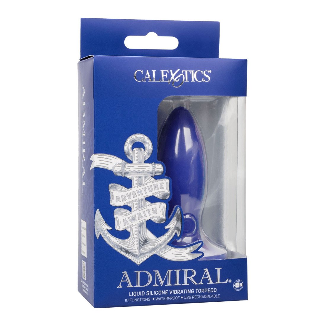 Vibruojantis analinis kaištis „Admiral Vibrating Torpedo“ - CalExotics